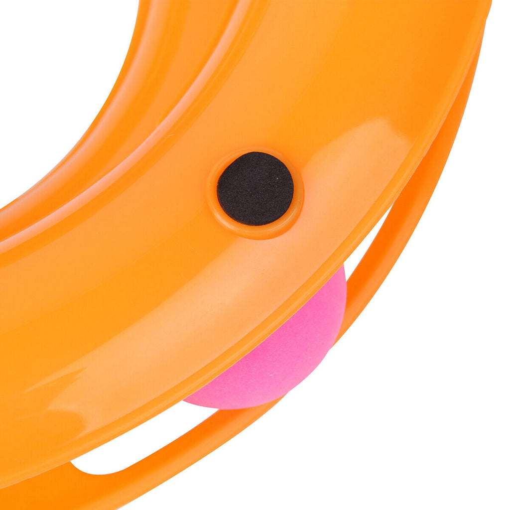 TripleTrack™ Elite – Robust Aktiveringstorn för en eller flera katter: Slagtålig design med High-Contrast bollar