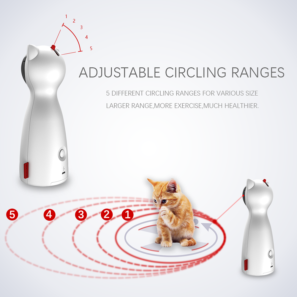 AuraPoint™ Smart Orbit – Autonom Laserstation med 5-stegs Jaktmönster & Intervalltimer