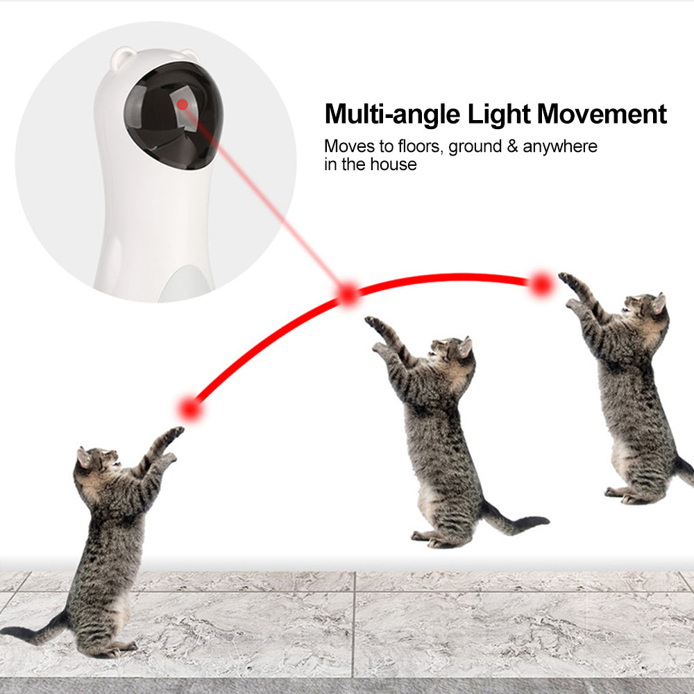 LuminaChase™ AI Laser Sentinel – Intelligent Aktivitetsrobot med 360° Jaktmönster & Automatisk Cykel-timer