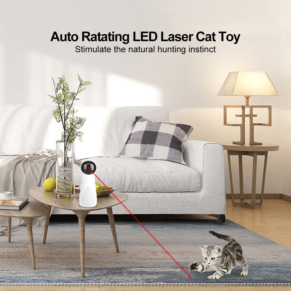 LuminaChase™ AI Laser Sentinel – Intelligent Aktivitetsrobot med 360° Jaktmönster & Automatisk Cykel-timer