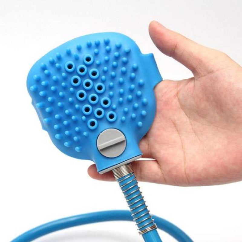 HydroGlove™ Pro Wellness System – 2-i-1 Massagehandske & Duschsystem för alla husdjur