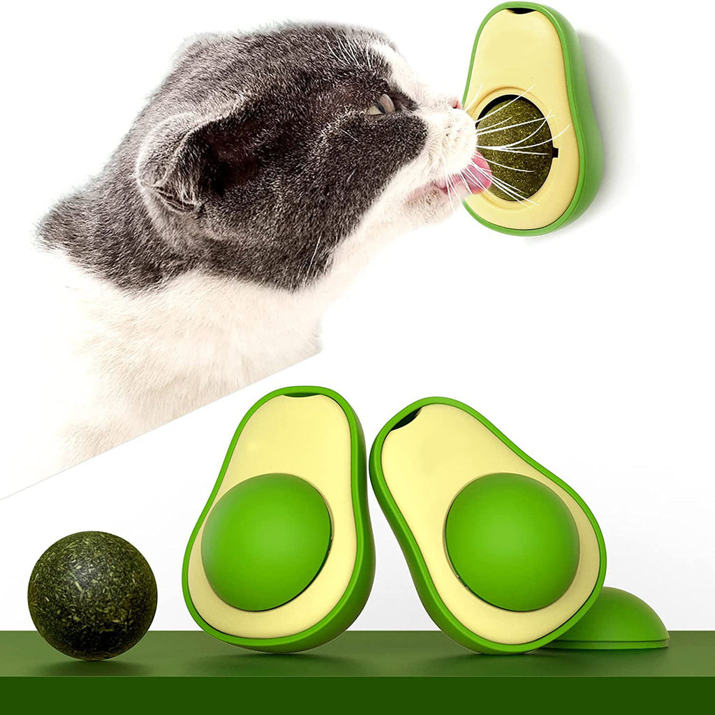 AvoGlow™ Pro Dental: Naturlig Tandvård & Stresslindring för Katter – 100% Giftfri Silvervine-boll