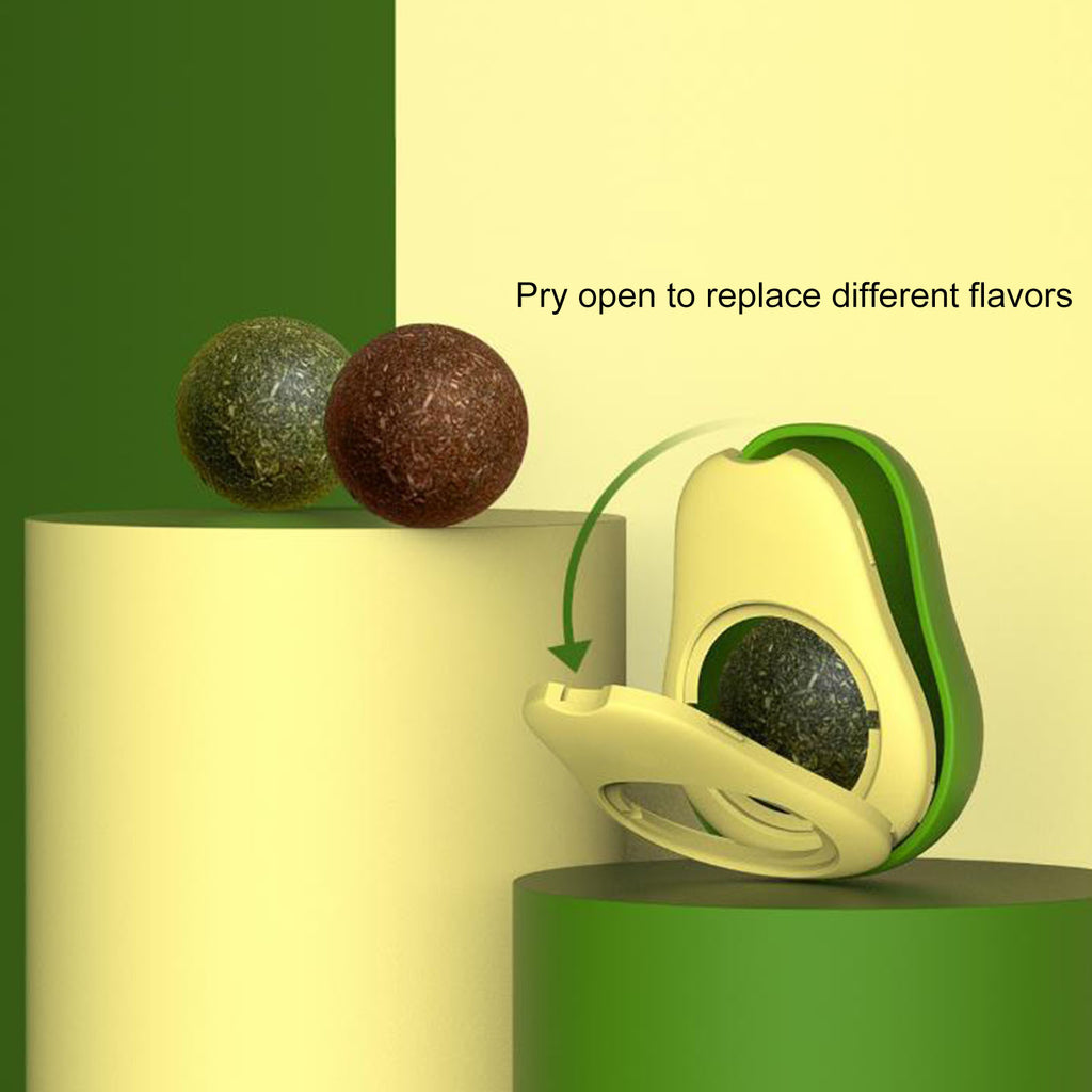 AvoGlow™ Pro Dental: Naturlig Tandvård & Stresslindring för Katter – 100% Giftfri Silvervine-boll
