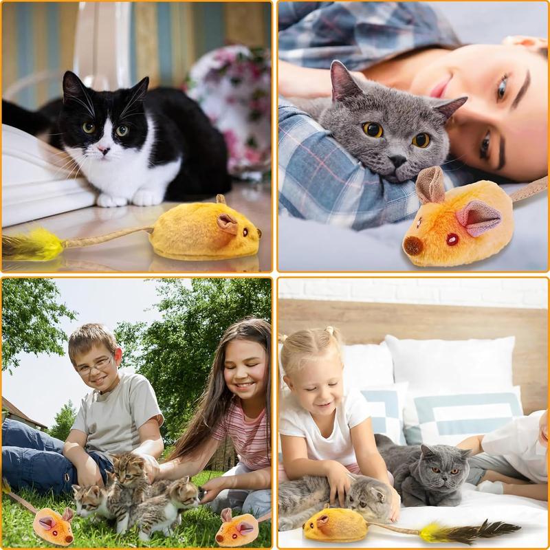 SonicSprint™ LED Smart-Mouse – Självgående & Uppladdningsbar Jaktleksak