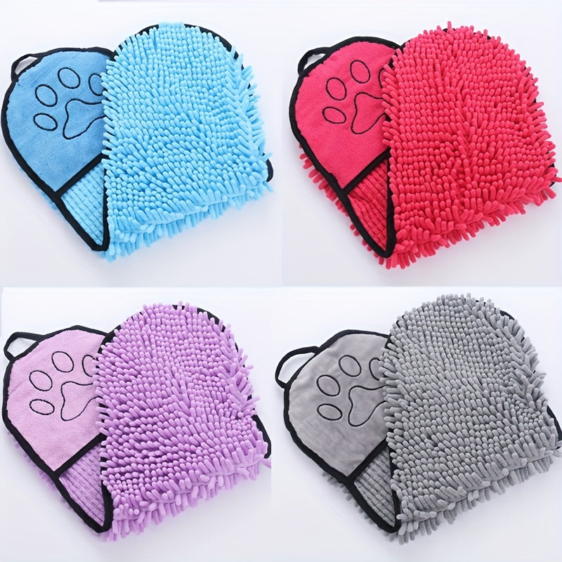 DryPaw™ Pro – Ultra-absorberande Mikrofiberhandduk med Ergonomiska Handfickor