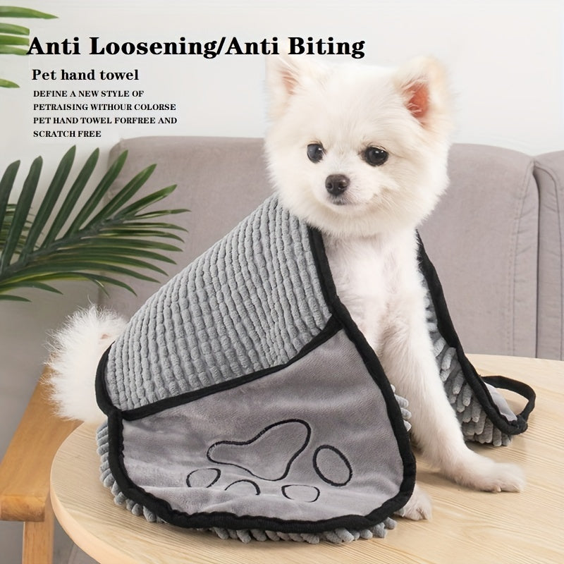DryPaw™ Pro – Ultra-absorberande Mikrofiberhandduk med Ergonomiska Handfickor