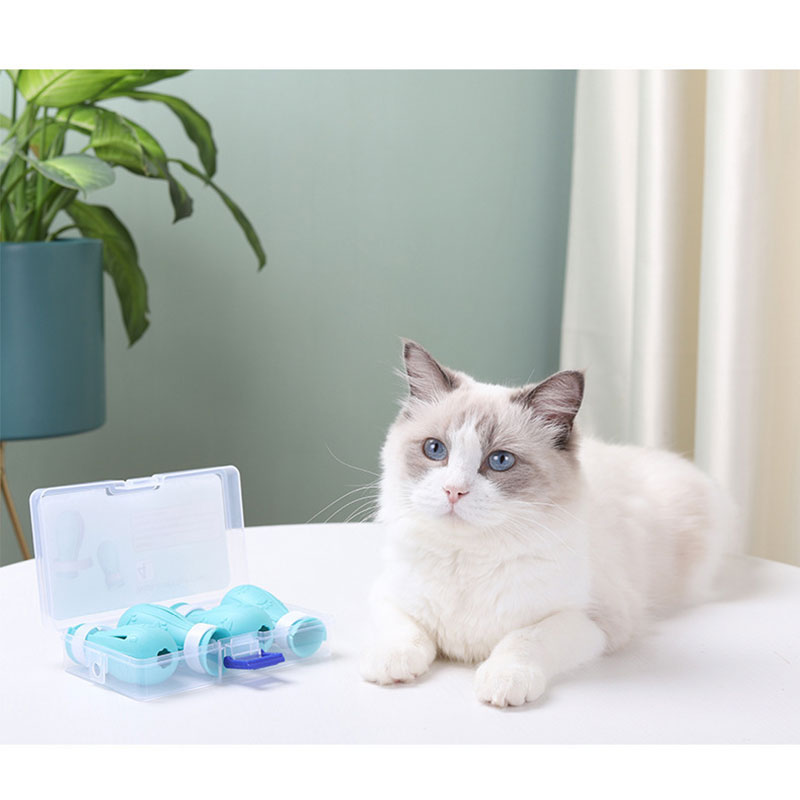 GuardPaw™ Soft-Touch: Professionella Skyddsstövlar för Säker Kloklippning & Bad – 4-pack