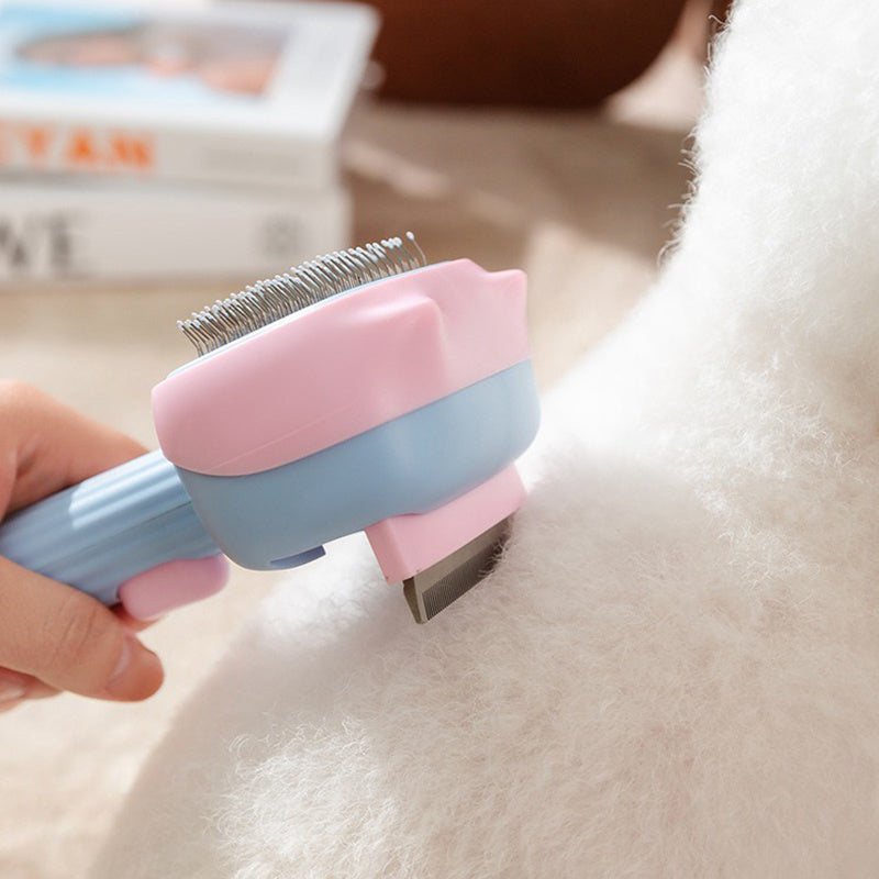 SilkTouch™ Dual-Action Groomer – Professionell Underullskratta för 95 % mindre fällning