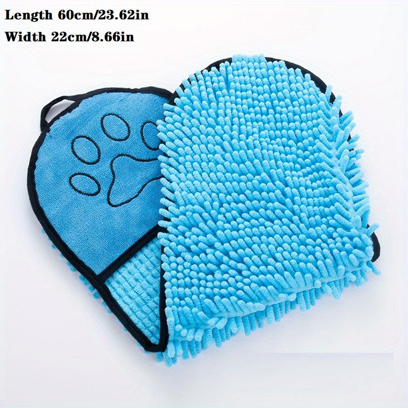 DryPaw™ Pro – Ultra-absorberande Mikrofiberhandduk med Ergonomiska Handfickor