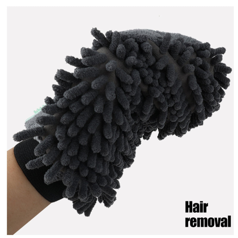 VelvetGrip™ 2-in-1 Spa Glove – Dubbelsidig Massage- & Badhandske i Mikrofiber
